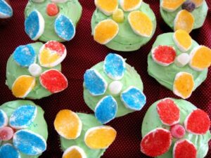 flower cupcakes