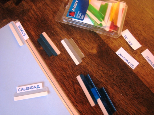 notebook tabs