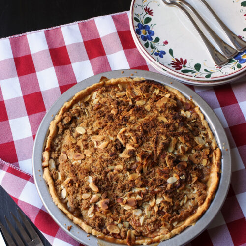 single serving crumb top apple pie