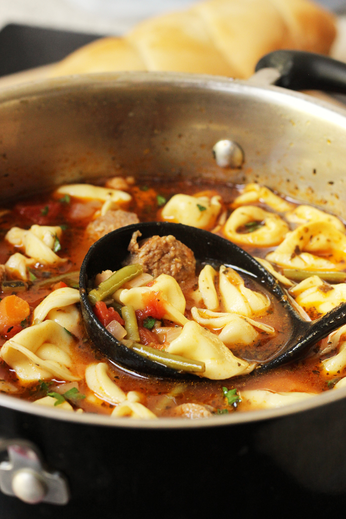  Minestrone Soup with Sausage and Tortellini | Life as Mom