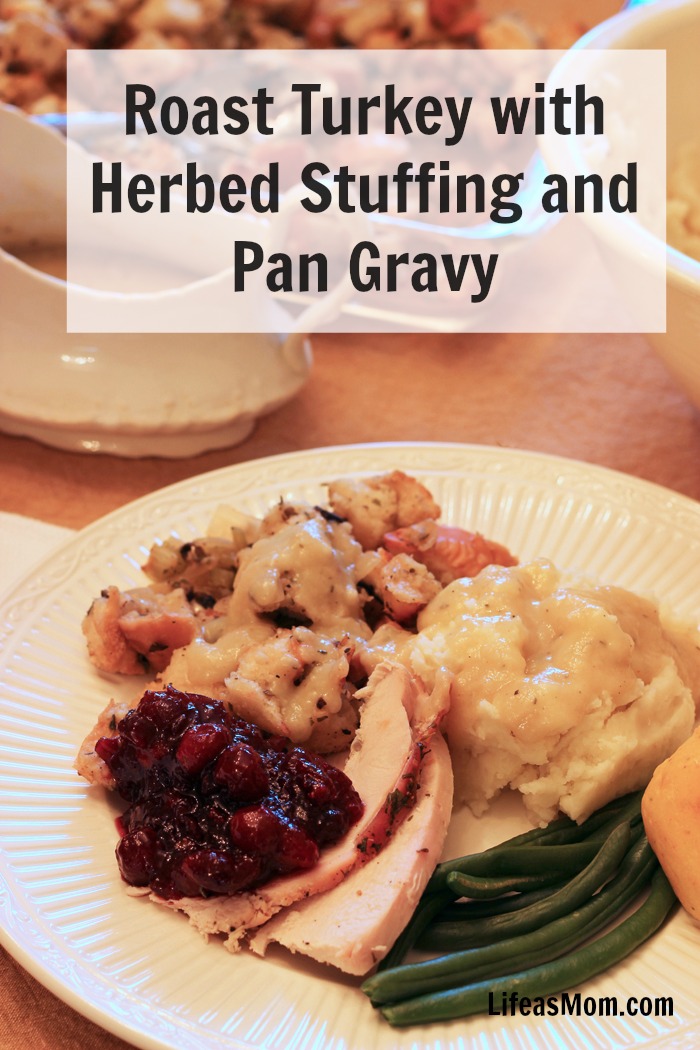 Roast Turkey with Herbed Stuffing and Pan Gravy (Recipe Swap ...