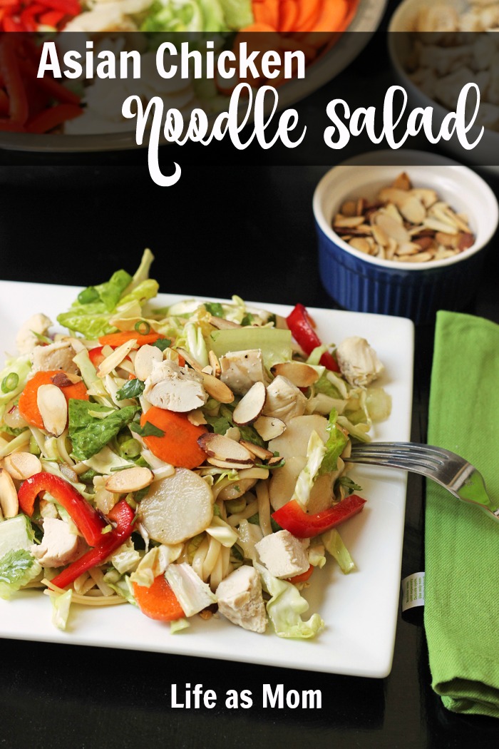 Asian Chicken Noodle Salad | Life as Mom