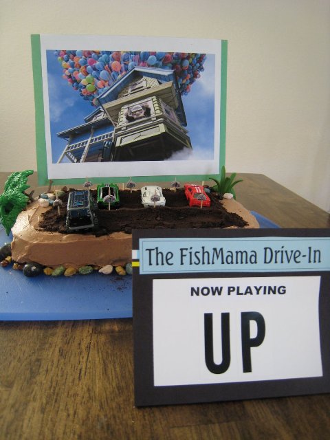 Drive-In Movie Theatre Cake