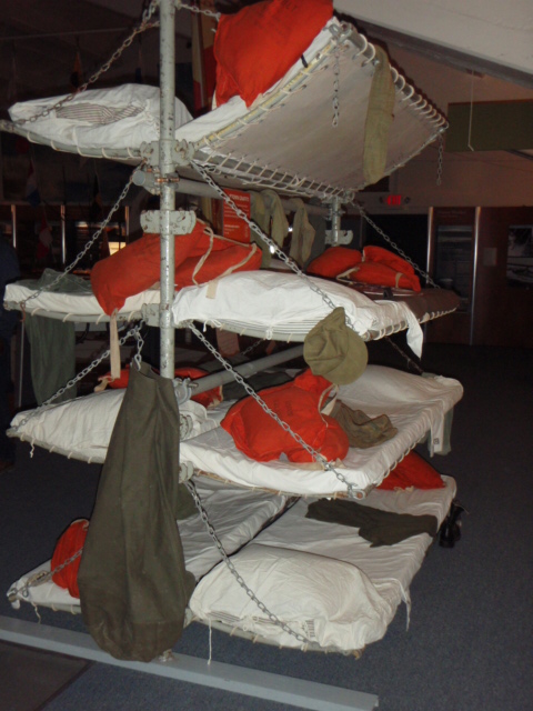 Sea bunks at Maritime Museum in Santa Barbara.