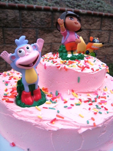 Dora Fondant Birthday Cake - B0667 – Circo's Pastry Shop