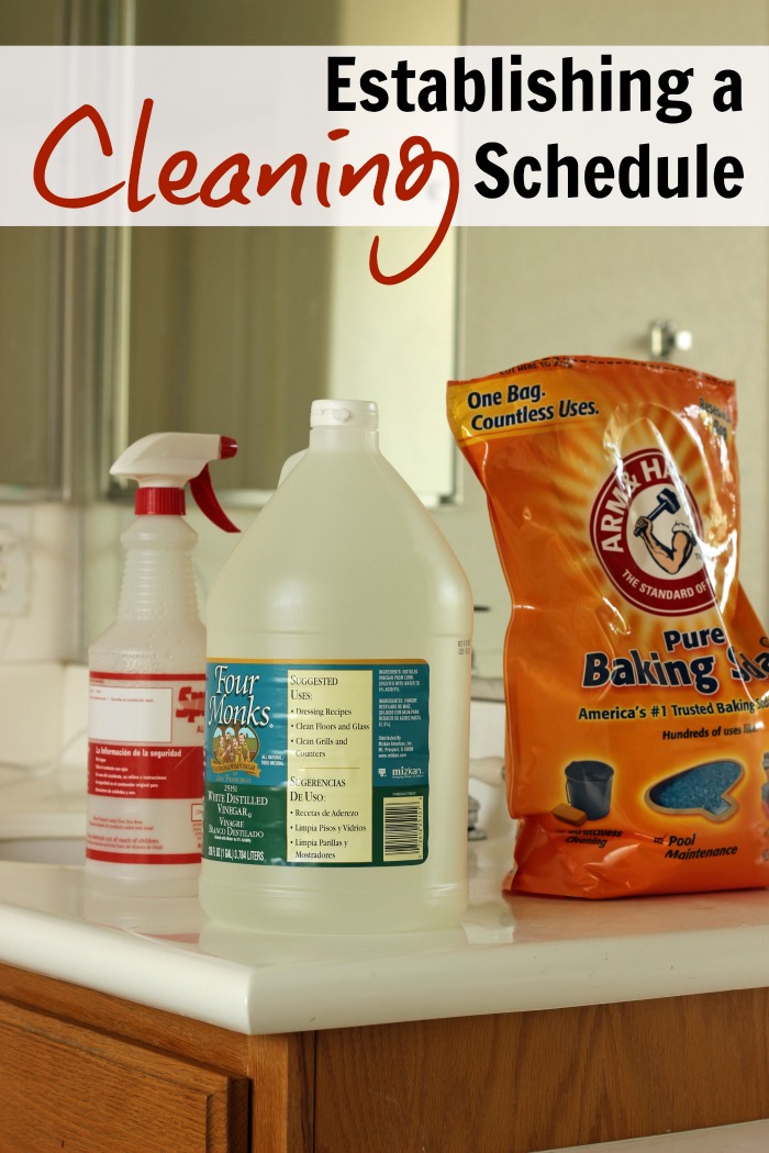 Establishing a Cleaning Schedule | Life as Mom