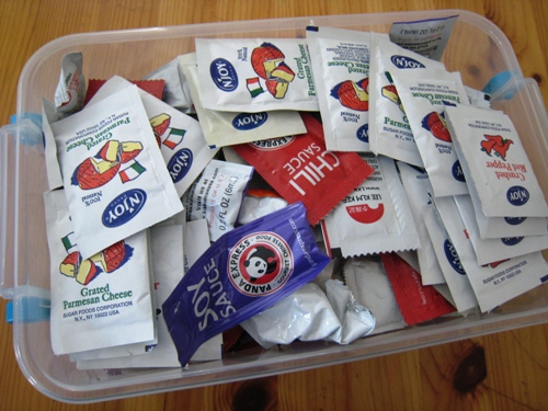 condiment packets