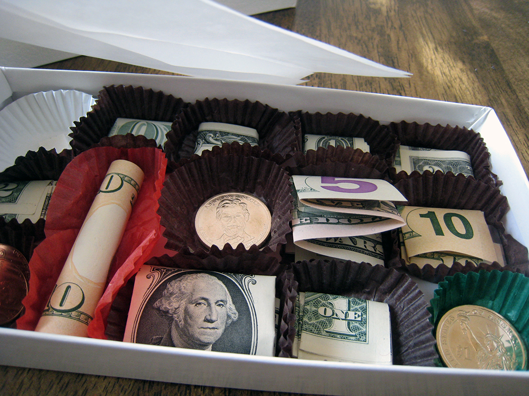 Chocolate Box of Money to Give - Chocolate Box of Money to Give