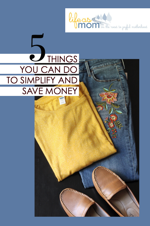 5 Ways to Simplify Your Life that Could Save You Money | Life as Mom