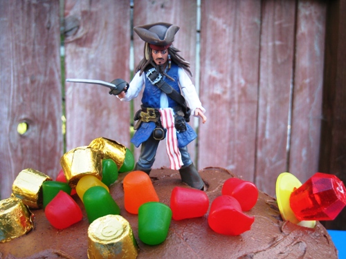 Captain Jack - Pirates of the Caribbean Cake