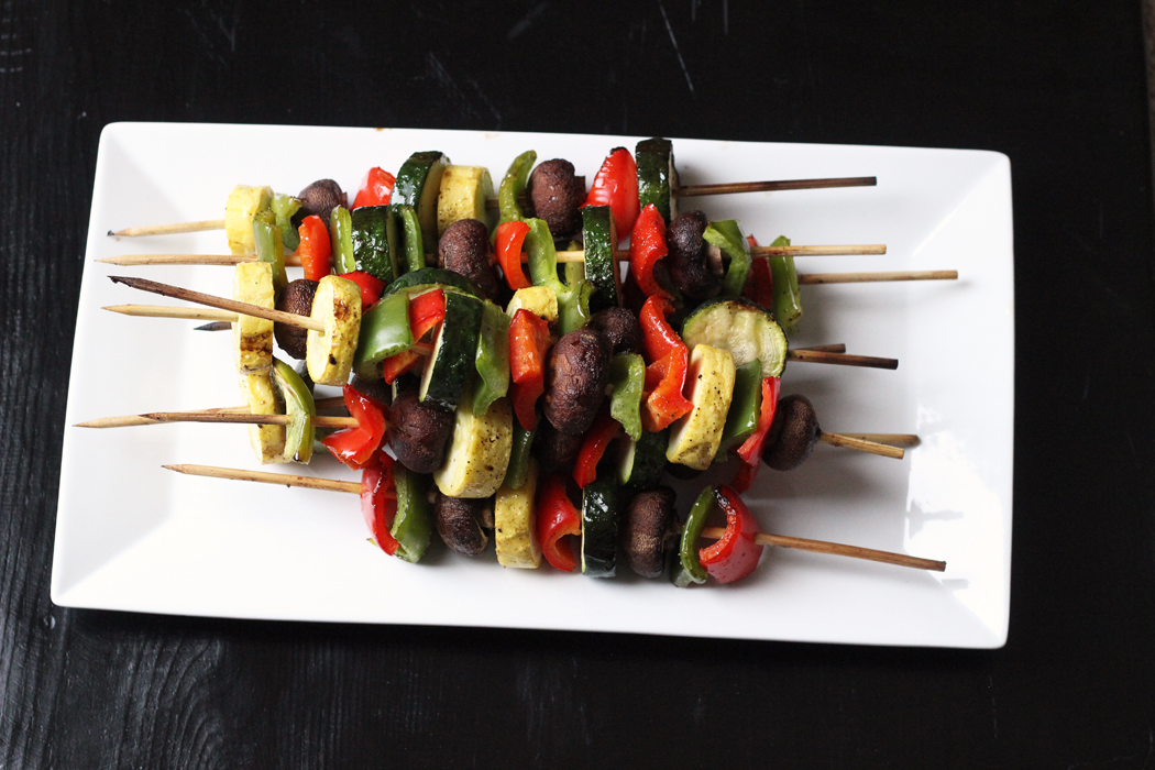 Grilled Vegetable Kabobs | Life as Mom