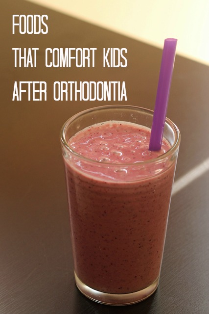 Foods that Comfort Kids After Orthodontia - Any kid subject to orthodontia work is going to struggle with pain as well as hunger. Here's our list of foods to comfort kids after a trip to the ortho.