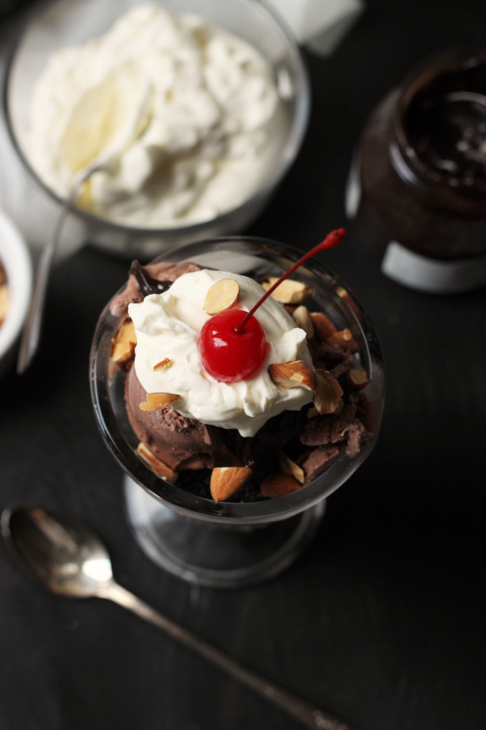 Triple Chocolate Sundaes for a Delicious Valentine's Treat