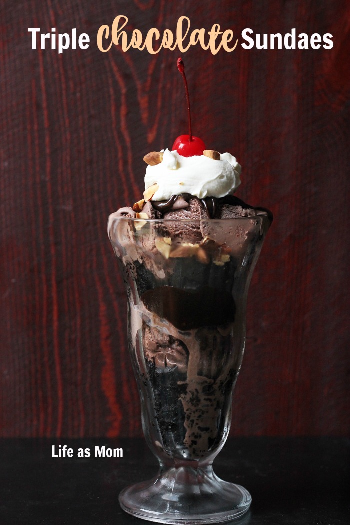 Triple Chocolate Sundaes | Life as Mom