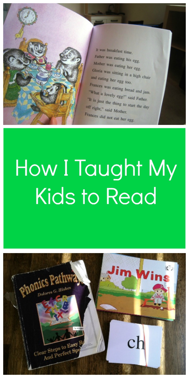 How I Taught My Kids to Read