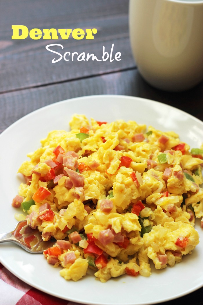 Denver Omelet Scrambled Eggs Skillet - The Chunky Chef