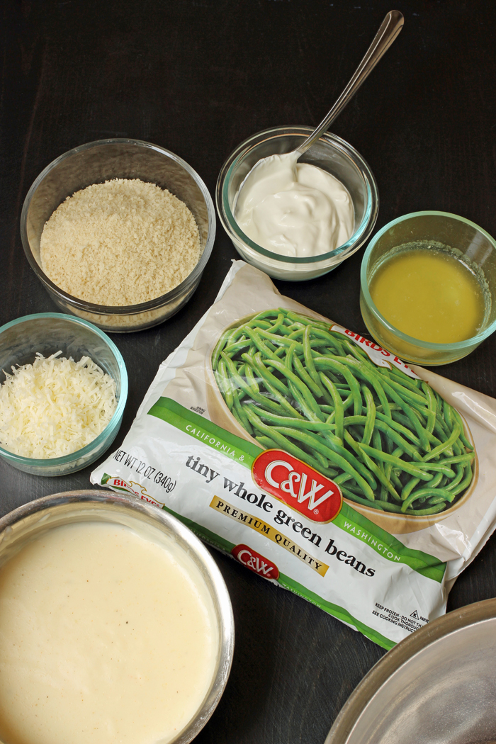 ingredients for green bean casserole