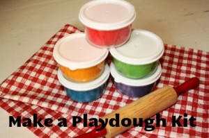 diy gift, playdough kit, homemade playdough
