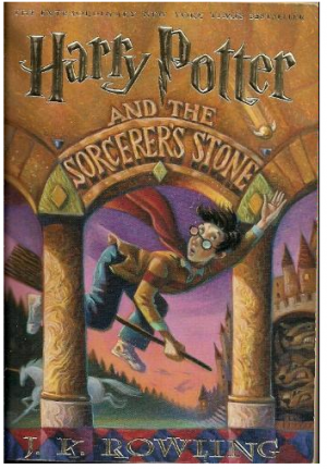 Cover image of Harry Potter and the Sorcerer\'s Stone.