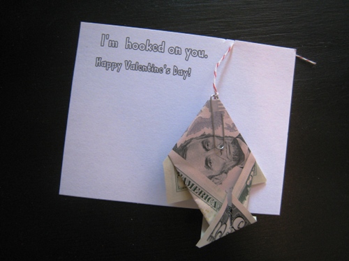 Dollar Bill origami fish