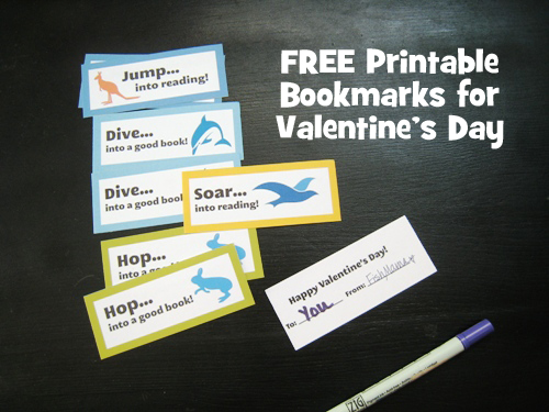 DIY on a Dime: FREE Printable Bookmarks for Valentine’s Day