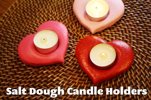 Salt Dough Candle Holders