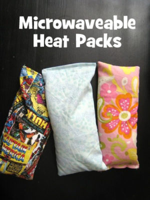 microwaveable heat packs