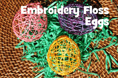 Embroidery Flower Eggs with text overlay.