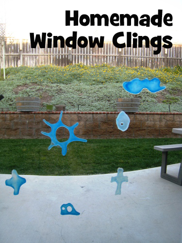 Homemade Window Clings