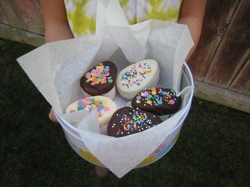 chocolate marshmallow eggs for giving