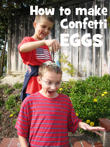 how to make confetti eggs
