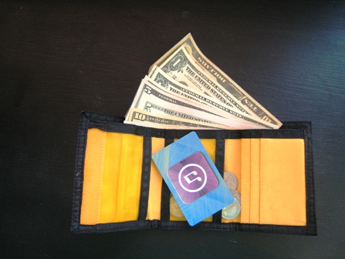 kids wallet with money