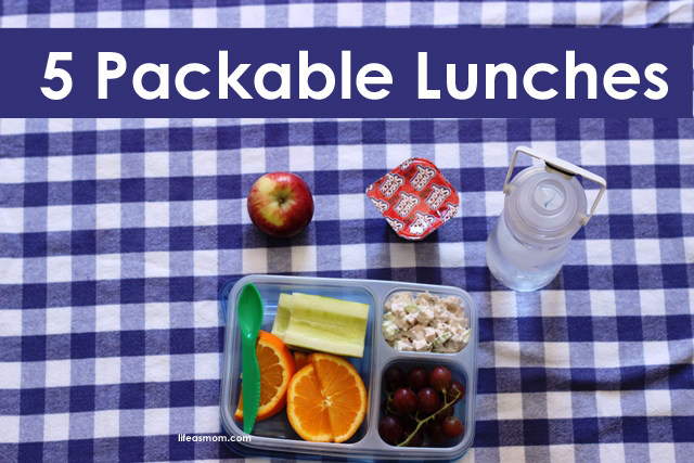 5 Packable Lunches and a Printable Grocery List | Life as MOM