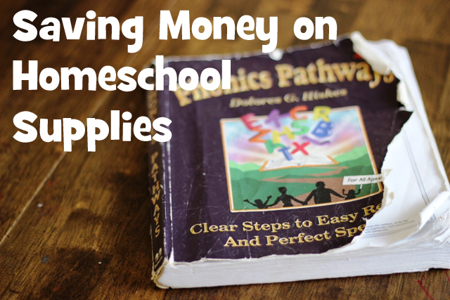 Saving Money on Homeschool Supplies | Life as MOM