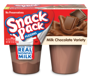 snack pack chocolate