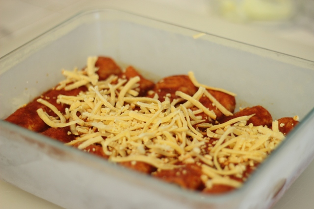 Freezer Meal enchiladas