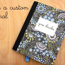 How to Make a Custom Journal | Life as MOM