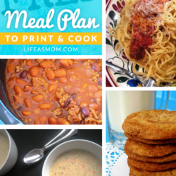 Weekly Meal Plan with Grocery List | Life as MOM