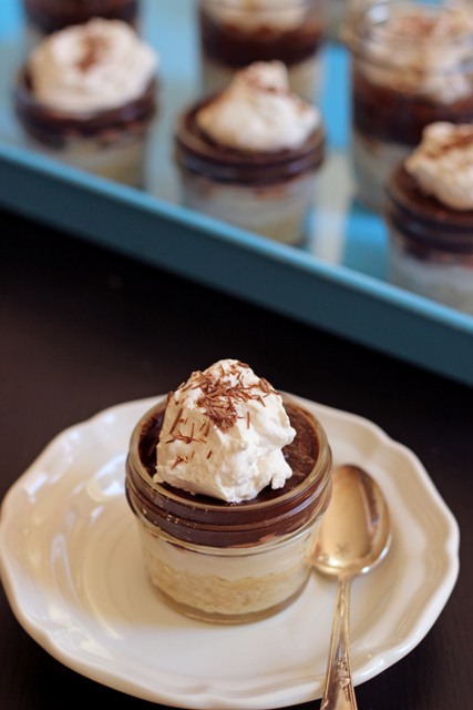 Better than Robert Redford -- Layered Chocolate Dessert in a Jar