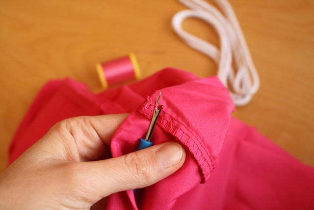 How to Make A Reusable Drawstring Bag