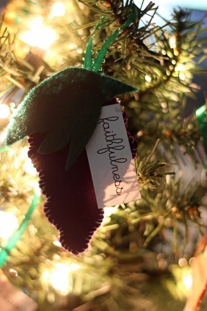 fruit of the spirit christmas ornaments