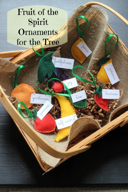 fruit of the spirit christmas ornaments