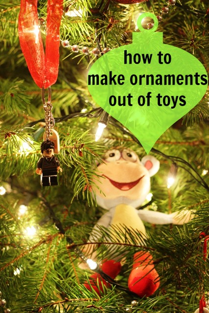 How to Make Christmas Ornaments from Toys