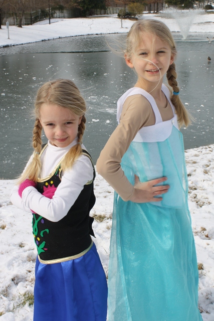 DIY Elsa Costume from Disney's Frozen - A tutorial for creating an Elsa costume at home.