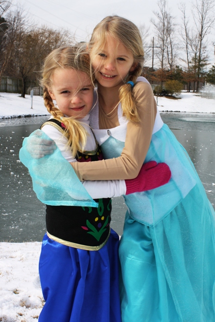 elsa and anna diy costumes