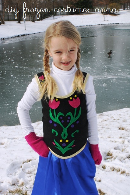 DIY Anna Costume from Frozen Homemade Frozen Costume