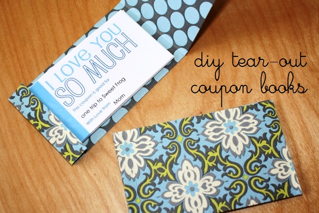 Make a Tear-Out Coupon Book