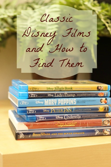 Favorite Classic Disney Films - A round-up of great classic Disney films and what format they are still available in.