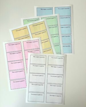 How to Make an Easy Tear-Out Coupon Book (DIY Gift) - Life as Mom