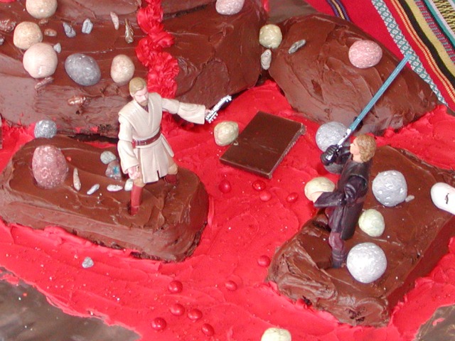 May the Force Be With You: Star Wars Cake - Long, long ago, in a galaxy far, far away, there was a birthday cake that every Jedi dreamed of.... In honor of Sunday, May the Fourth, here's a fun cake to make.